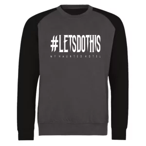 Baseball Sweater Charcoal Dark Grey #LETSDOTHIS