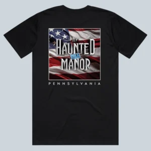 My Haunted Manor USA black t-shirt