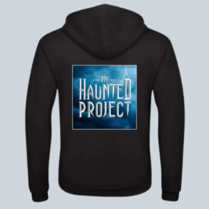 My Haunted Project black hoodie back