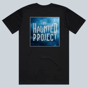 My Haunted Project black t-shirt back