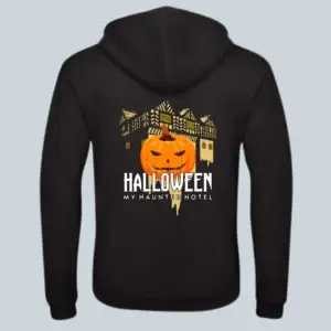 Halloween Hoodie Black Back