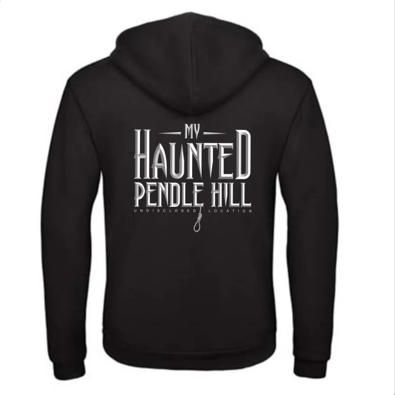 My Haunted Pendle Hill zipped hoodie Back