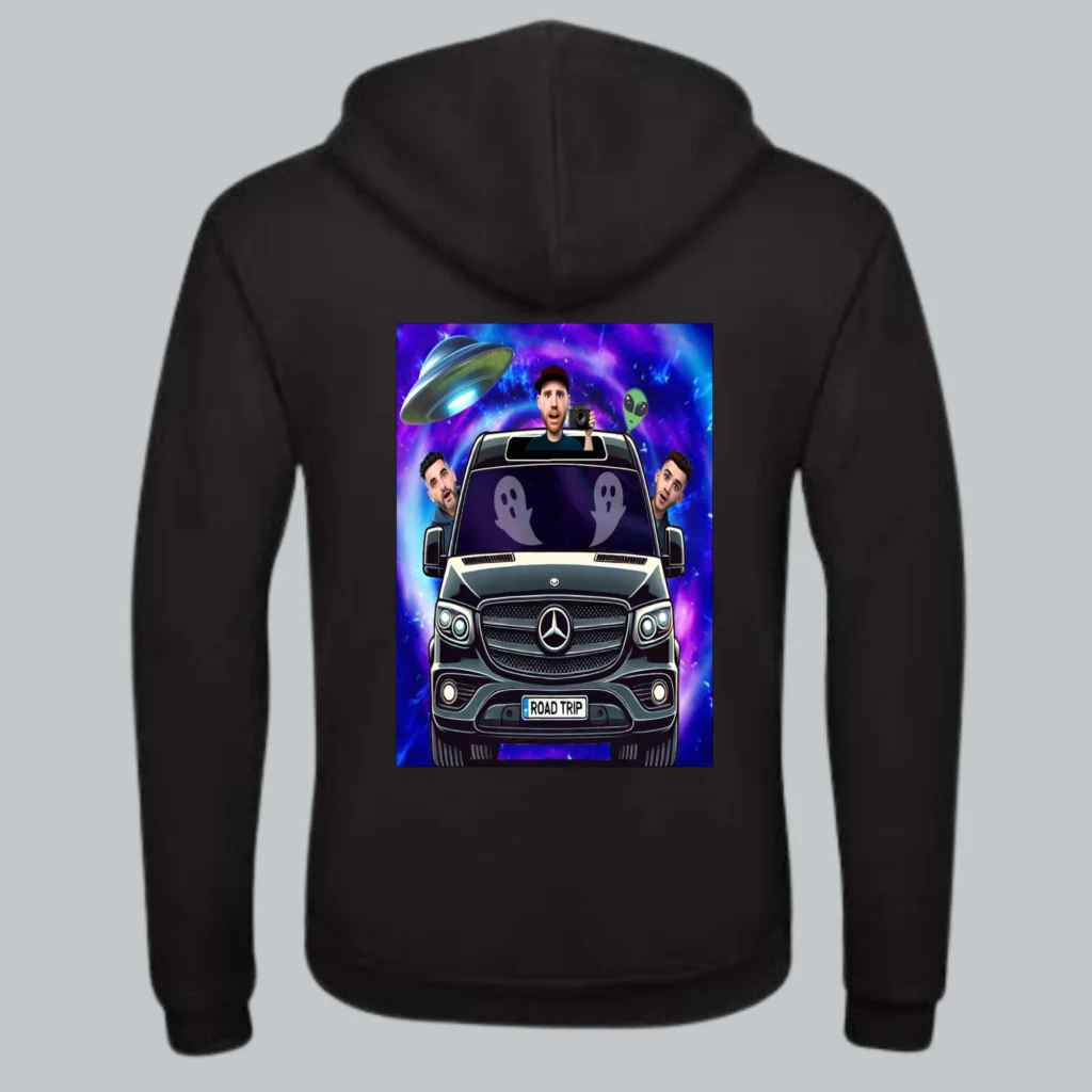 Y HAUNTED ROAD TRIP Hoodie Back