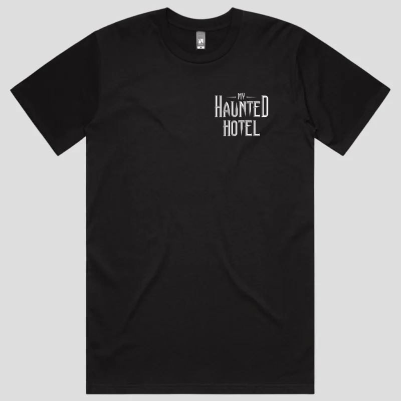 My Haunted Hotel Logo Front