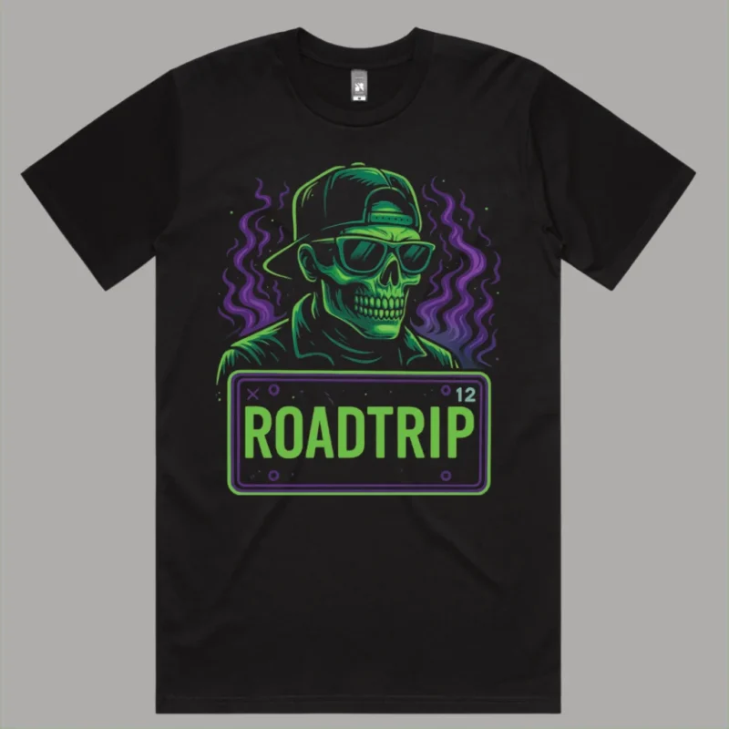 T-Shirt Black BackMy Haunted Road Trip.png